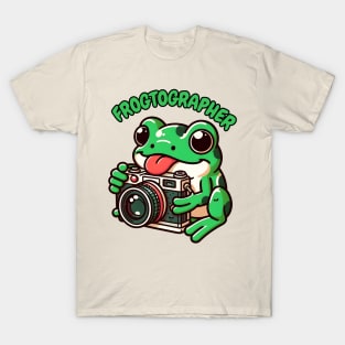 frog photographer T-Shirt